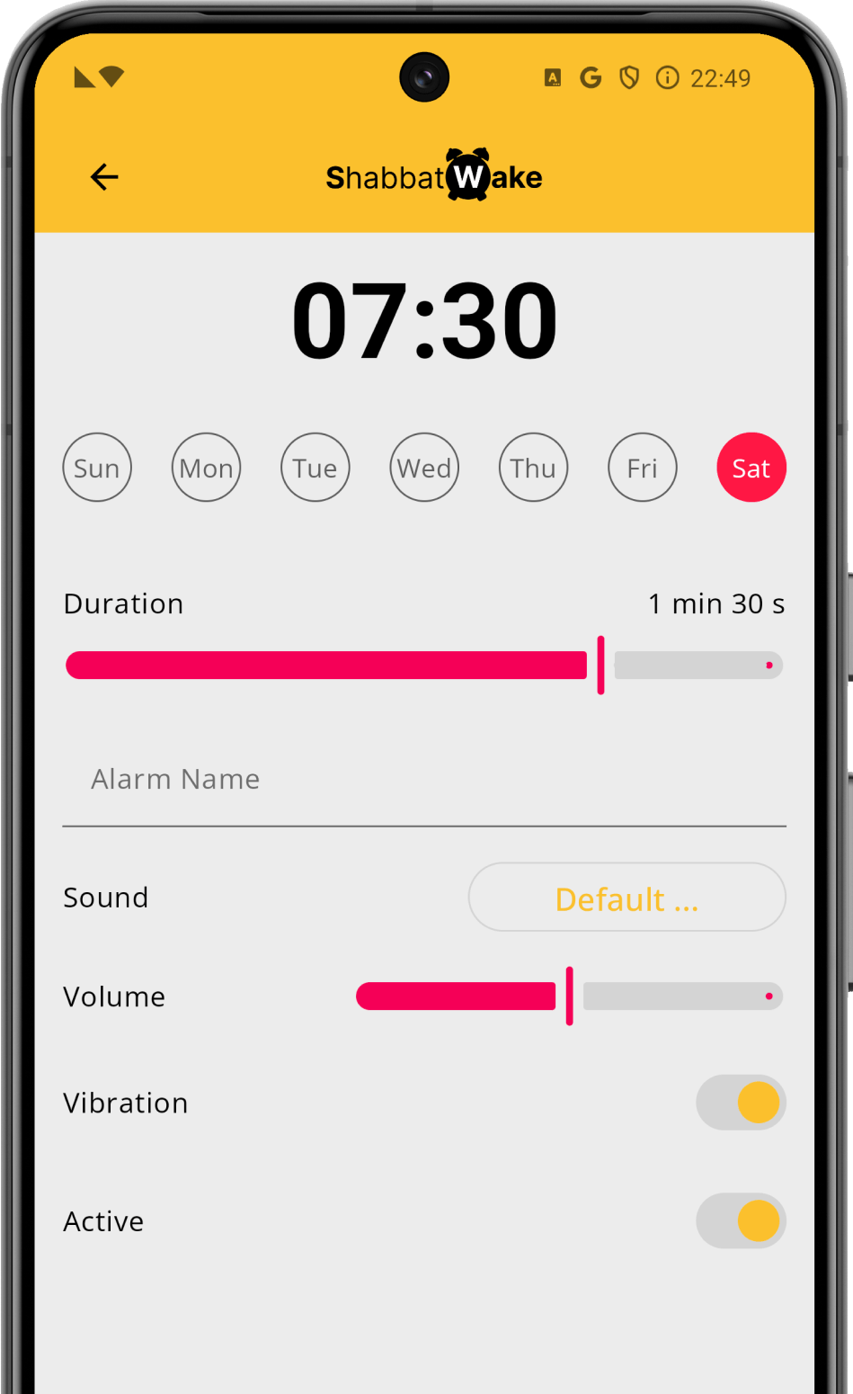 Automatic Alarm Duration